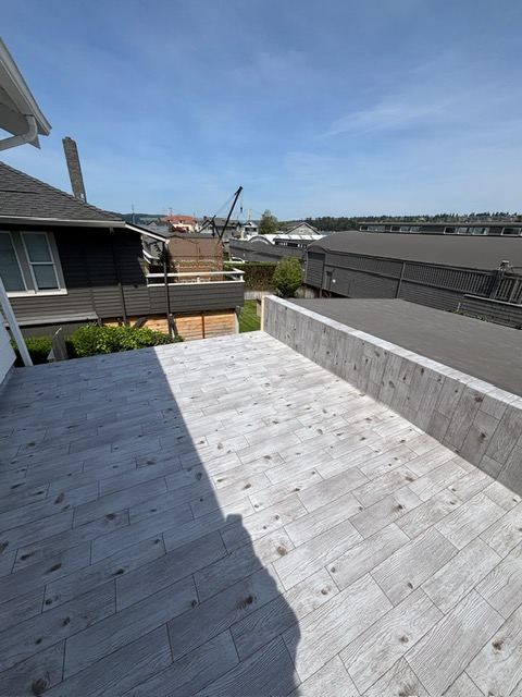 2nd floor, elevated deck construction